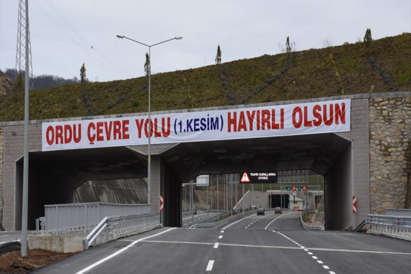 Usta Prefabrik Ordu Çevre Yolu'nun ilk etabı açıldı!