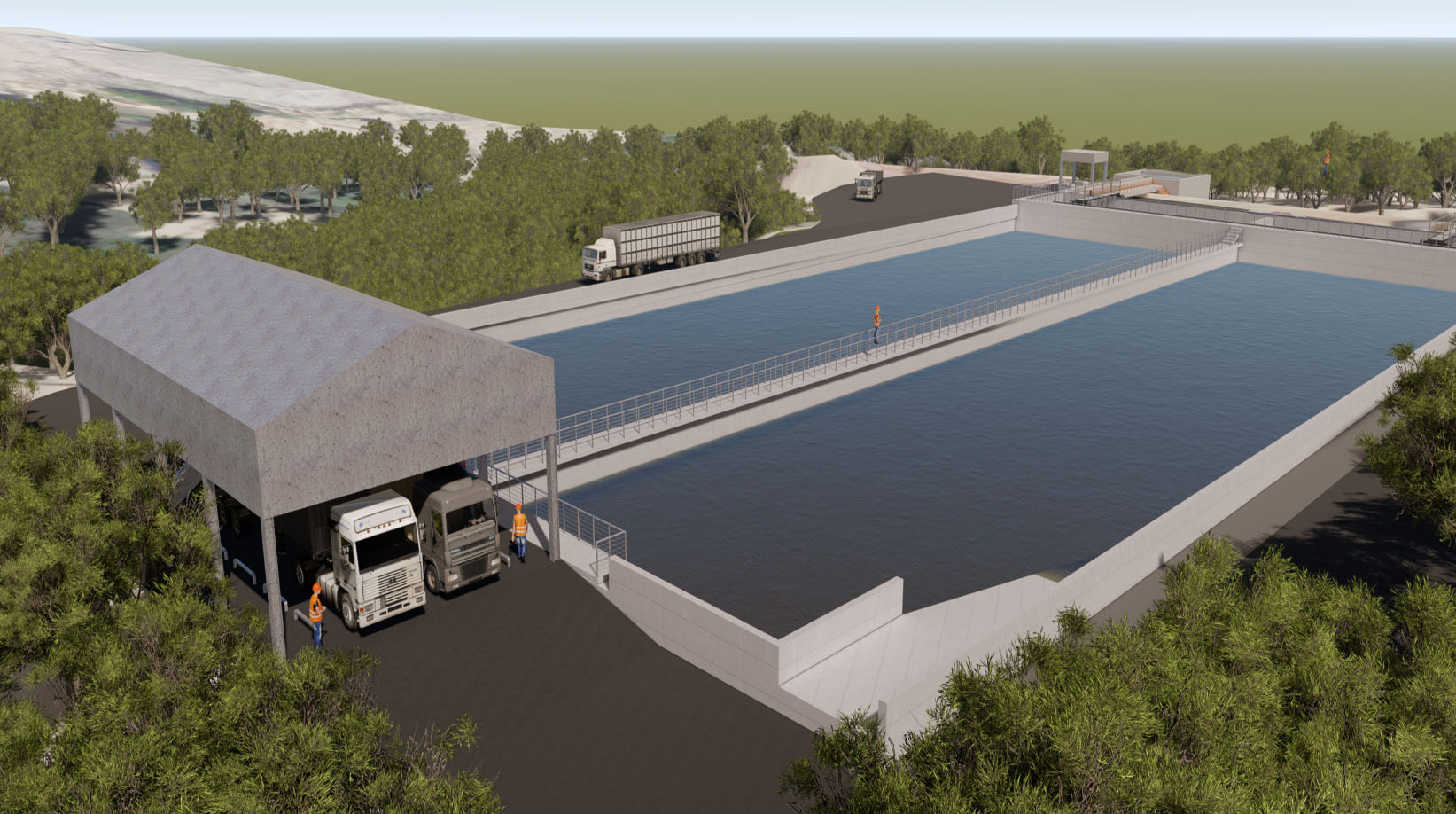 Özka İnşaat Treatment Plant Construction in Seymen Waste Storage Site